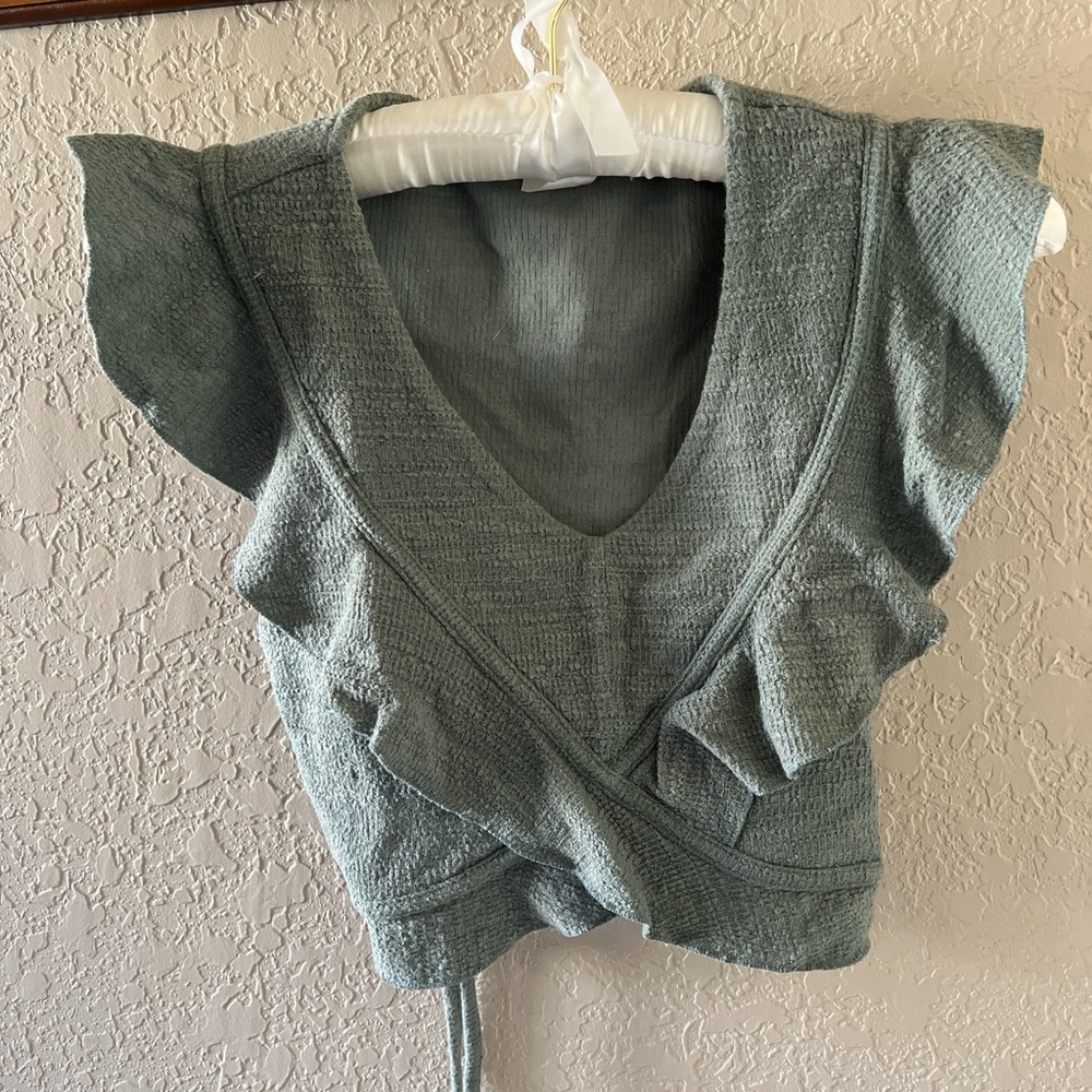 Kimchi Blue Green Crop Top